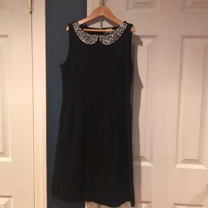 Crew cut girl’s beautiful black dress